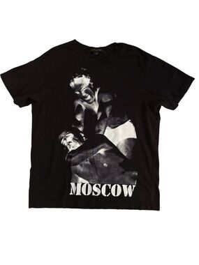 Marc Jacobs Archive Y2K Black "Moscow" Graphic Tee - Men's